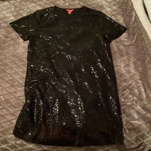 JOE FRESH Holiday Black Sequin Dress